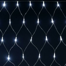 Гирлянда “Сеть” 1.5х1.5м 160LED бел. IP20 провод прозр. 230В с контроллером 8 режимов IEK LGDB410-2-160-L1-T-S-44