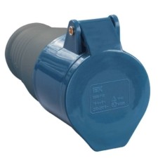 Розетка кабельная 32А 220В 2P+PE ССИ-223 IP44 IEK PSR21-032-3