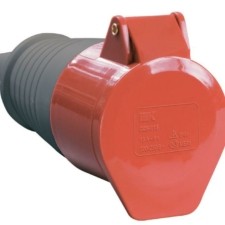 Розетка кабельная 32А 380В 3P+PЕ ССИ-224 IP44 IEK PSR22-032-4