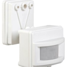 Детектор движения ДД 017 1100Вт угол обз. 120град. дальн. 12м IP44 бел. IEK LDD13-017-1100-001
