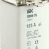 Вставка плавкая ППНИ-35 125А габарит 1 IEK DPP30-125