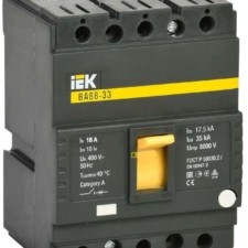 Выключатель автоматический 3п 16А 35кА ВА 88-33 IEK SVA20-3-0016