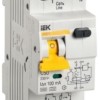 Выключатель АВДТ 2п 1P+N C 50А 100мА тип A 6кА АВДТ-32 IEK MAD22-5-050-C-100