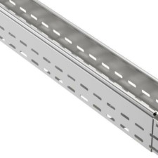 Лоток листовой перфорированный 100х100 L3000 сталь 0.7мм IEK CLP10-100-100-3