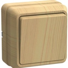 Выключатель 1кл. ОП Октава 10А IP20 ВС20-1-0-ОС сосна IEK EVO10-K03-10-DC