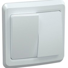 Выключатель 2-кл. СП Вега 10А IP20 ВС10-2-0-ВБ бел. IEK EVV20-K01-10-DM
