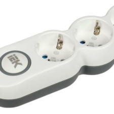 Удлинитель сетевой 3х5м с/з 16А IP20 Uno У03В 2P+PE 250В 3х1.5 IEK WYP53-16-03-05-ZK