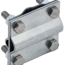 Зажим заземления крестообразный стержень-полоса/пруток оцинк. сталь IEK ZGC33-11-1-16-40