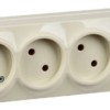 Розетка 4-м ОП GLORY РС24-2-ХК 10А крем. IEK ERH40-K33-10