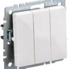 Выключатель 3-кл. СП BRITE ВС10-3-0-БрБ 10А бел. IEK BR-V30-0-10-K01