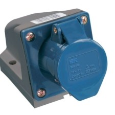 Розетка ОП 32А 220В 2P+PЕ ССИ-3 IP44 IEK PSR11-032-3