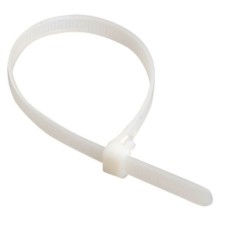 Хомут кабельный 7.6х350 нейл. бел. (уп.100шт) IEK UHH31-D076-350-100