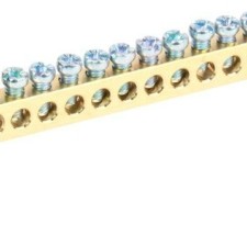 Шина нулевая ШНИ-6х9-12 У2-С на 2-х. угл. изол. IEK YNN10-69-12C2-K07