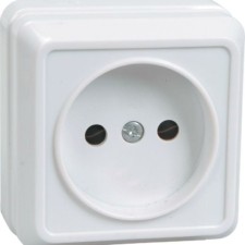 Розетка 1-м ОП Октава 10А IP20 крем. IEK ERO10-K33-10-DC