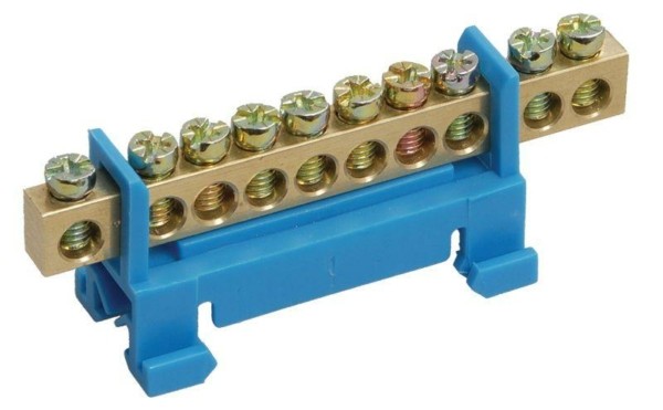 Шина нулевая на DIN-изол. “Стойка” ШНИ 6х9-10-С-С IEK YNN10-69-10P-K07