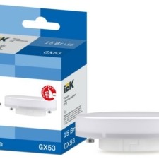 Лампа СДЛ T75 таблетка 15Вт 230В 6500К GX53 IEK LLE-T80-15-230-65-GX53