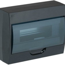 Корпус ЩРН-П-12 Krepta 3 IP41 навесной пластик. черн. IEK MKP12-N-12-41-K02