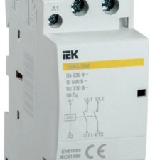 Контактор модульный КМ63-20М AC IEK MKK11-63-20