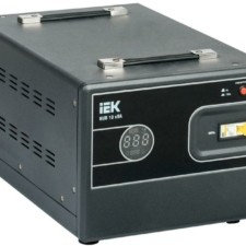 Стабилизатор напряжения 1ф 10кВА HUB переносной IEK IVS21-1-010-13
