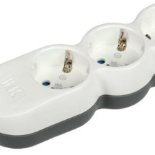 Удлинитель сетевой 3х3м с/з 16А IP20 Uno У03 2P+PE 250В 3х1.5 IEK WYP53-16-03-03-Z