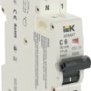 Выключатель АВДТ 2п C 6А 30мА тип AC B06S 18мм ARMAT IEK AR-B06S-1N-C06C030