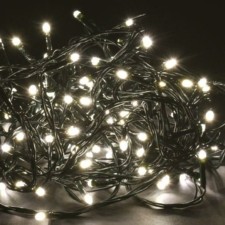 Гирлянда “Нить” 10м 100LED тепл. бел. IP20 провод зел. 230В с контроллером 8 режимов IEK LGDB110-1-100-10-G-S-20