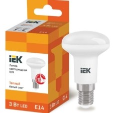 Лампа СДЛ ECO R39 3Вт 3000К тепл. бел. E14 270Лм 230-240В IEK LLE-R39-3-230-30-E14
