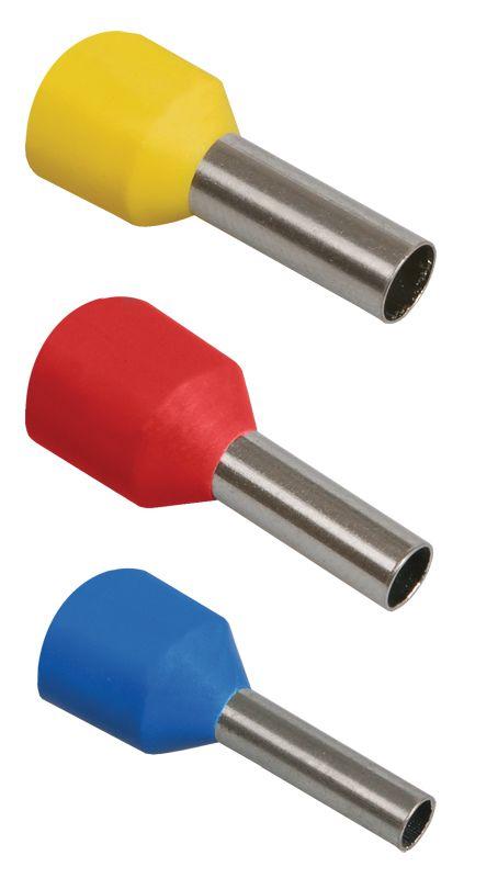 Наконечник кабельный НШви 6.0-12 черн. 100шт/уп IEK UGN10-006-06-12