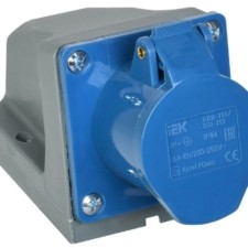 Розетка ОП 16А 220В 2P+PЕ ССИ-113 IP44 IEK PSR11-016-3