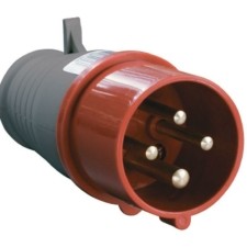 Вилка эл. каб. 16А 3P+PE 380В IP44 ССИ-014 IEK PSR02-016-4