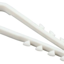 Дюбель-хомут 5×10мм белый нейлон 100 шт/уп IEK UHH35-5-10-100