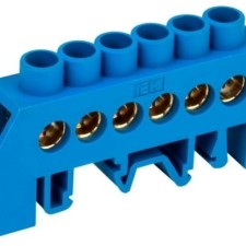 Шина нулевая в комб. DIN-изол. “Стойка” ШНИ-8х12-6-КС-С IEK YNN10-812-6DP-K07