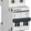 Выключатель автоматический модульный 2п C 6А 4.5кА ВА47-29 IEK Generica IEK MVA25-2-006-C