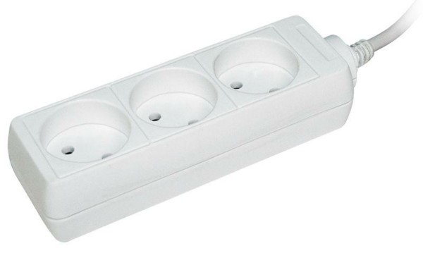 Удлинитель сетевой 3х1.5м б/з 10А IP20 У3 2P 250В 2х0.75 IEK WYP10-06-03-01-N