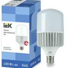 Лампа СДЛ HP 100Вт 230В 6500К E40 IEK LLE-HP-100-230-65-E40