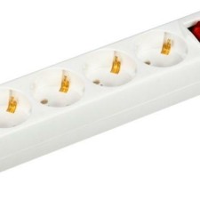 Удлинитель сетевой 5х5м с/з 10А IP20 У05В 2P+PE 250В 3х1 IEK Generica IEK WYP10-10-05-05-ZK-G