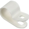 Скоба крепежная 9мм нейлон. бел. (уп.50шт) IEK USK11-09-050-K01
