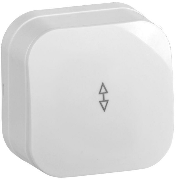 Переключатель 1-кл. ОП проходной GLORY 10А ВСп10-1-0-ХБ бел. IEK EVH-K01-10