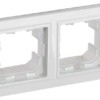 Рамка 2-м IP44 BRITE РУ-2-БрБ-44 бел. IEK BR-M22-44-K01