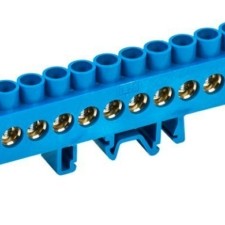 Шина нулевая в комб. DIN-изол. “Стойка” ШНИ-8х12-14-КС-С IEK YNN10-812-14DP-K07