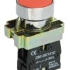 Кнопка LAY5-BA42 без подсветки красн. 1р IEK BBT61-BA-K04