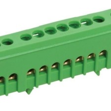 Шина PE “земля” в корп. изол. на DIN-рейку ШНИ-6х9-12-К-З IEK YNN10-69-12KD-K06