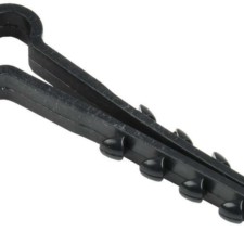 Дюбель-хомут 5х8мм чёрный нейлон 100 шт/уп IEK UHH36-5-8-100