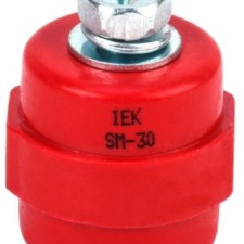 Изолятор SM30 (М8) силовой с болтом IEK YIS11-30-08-B