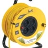 Удлинитель силовой на катушке 4х30м б/з 6А IP20 Garden УК30 2х0.75 термозащита IEK WKP23-06-04-30