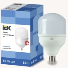 Лампа СДЛ HP 65Вт 230В 6500К E40 IEK LLE-HP-65-230-65-E40