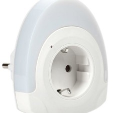 Светильник-ночник 002 овал розетка 220В IEK LDNN1-002-OV-P-00-S-K01
