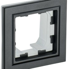 Рамка 1-м IP44 BRITE РУ-1-БрЧ-44 черн. IEK BR-M12-44-K02