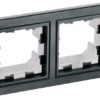 Рамка 2-м IP44 BRITE РУ-2-БрЧ-44 черн. IEK BR-M22-44-K02