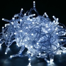 Гирлянда “Нить” 10м 100LED бел. IP44 провод прозр. 230В с контроллером 8 режимов IEK LGDU111-2-100-10-T-S-44